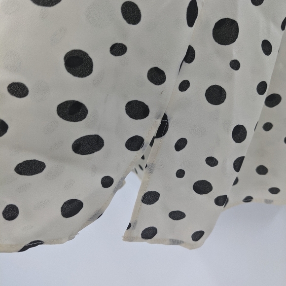 NWT BAR III Polka Dot Lace Trim Tank - Picture 3 of 7